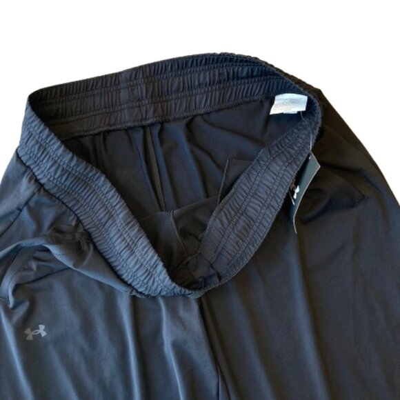 Under Armour Tech Capri Pants Heatgear Loose Fit Women's XL Black/Gray NWT - Picture 4 of 7